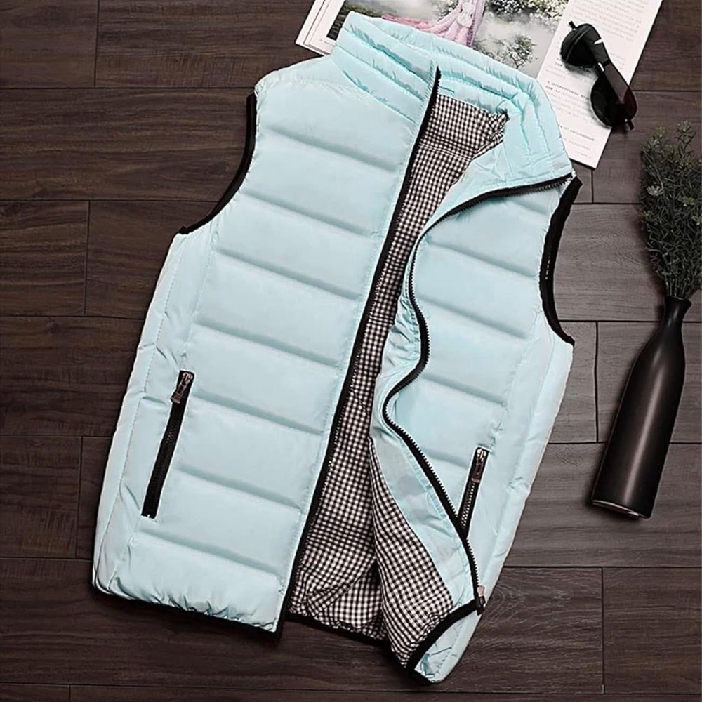 Amazon Light Blue Men's Vest NEW W/O TAGS